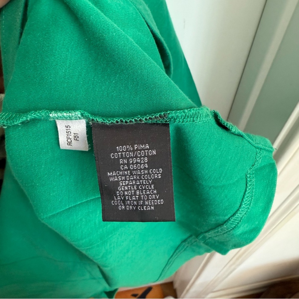 Bugatchi Vibrant Green Short Sleeve Tee - Picture 4 of 5